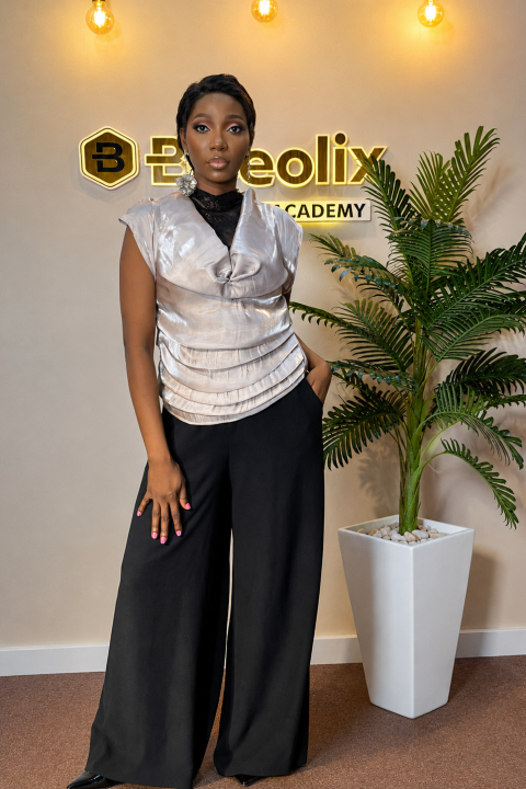 Ally Luxe Draped Top